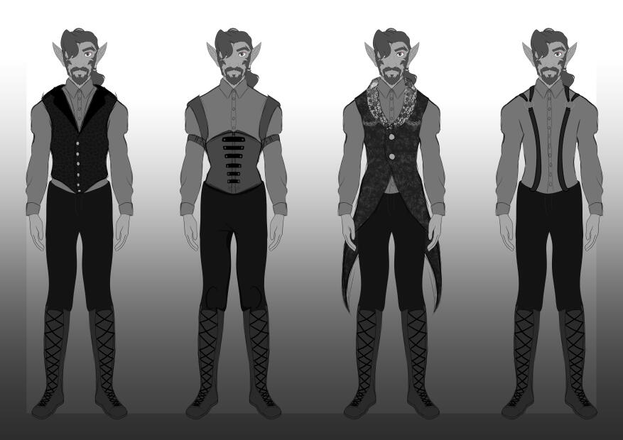 Part of a world-building task for university in which I focus on the details of a Ringmaster character.